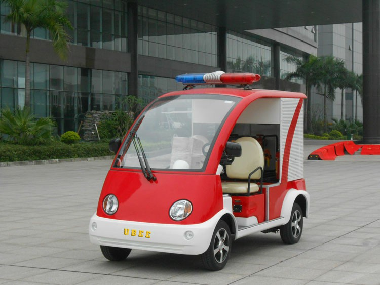避免冬季電動消防車冰面打滑的方法
