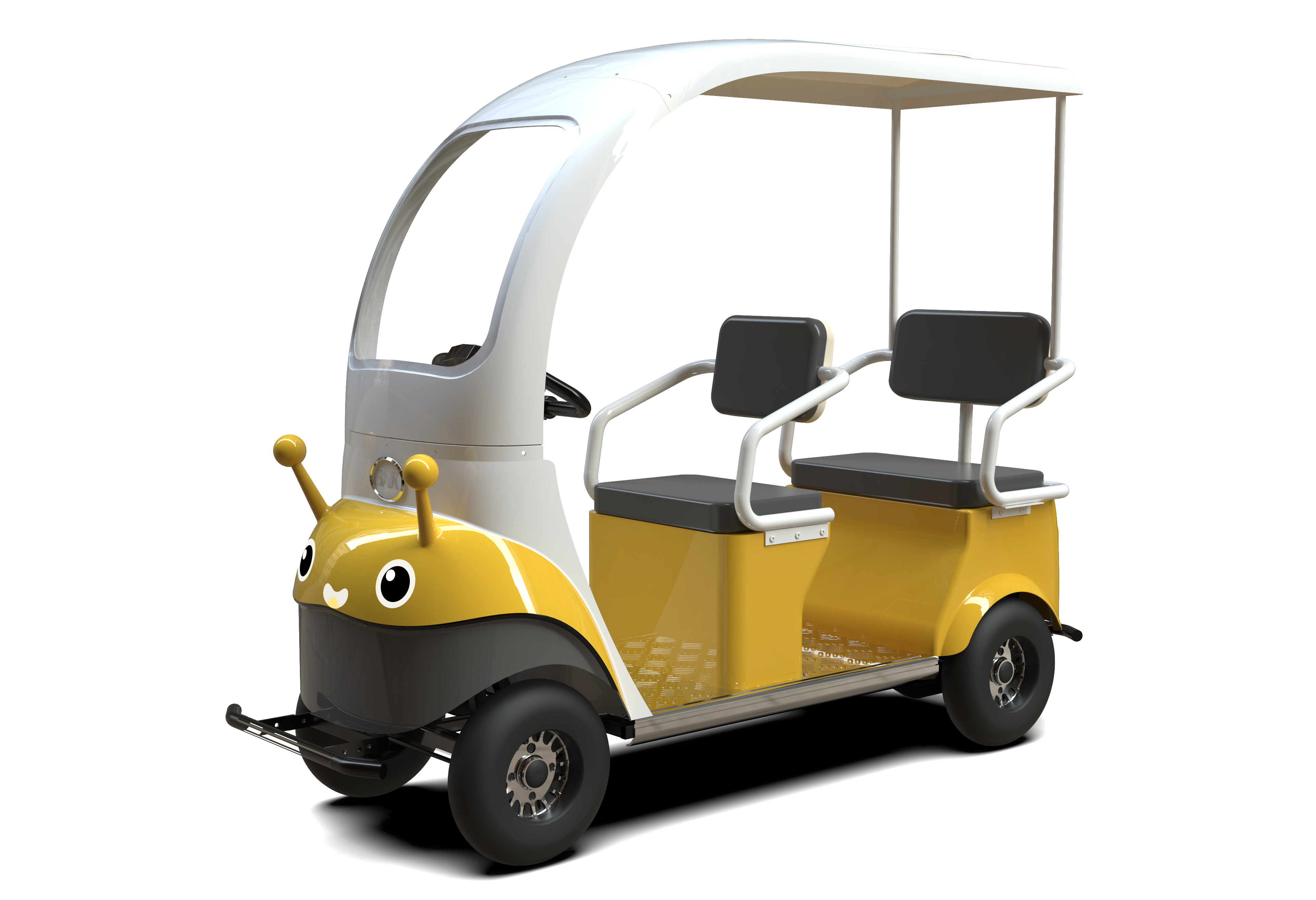 4座小蝸牛小鹿智能共享掃碼支付卡通電動代步車